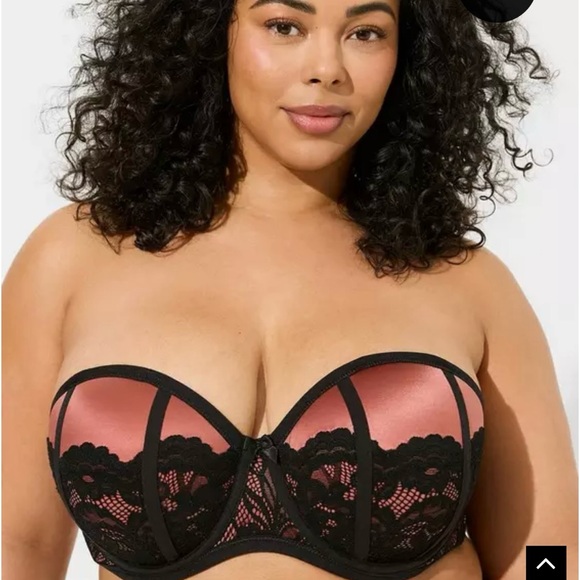 Torrid Bombshell Everyday Convertible Strapless Push Up Bra 48C NWOT - Picture 2 of 6